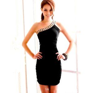 SCARLETT NITE ONE SHOULDER COCKTAIL DRESS IN SIZE 8